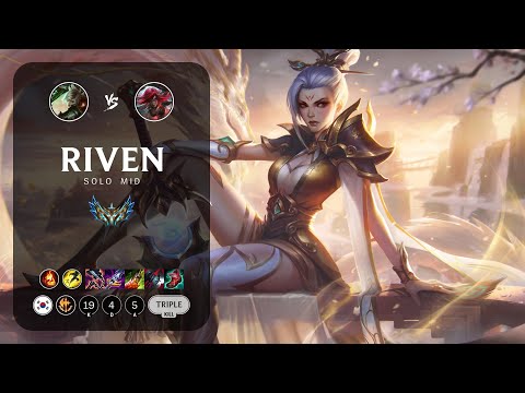Riven Mid vs Katarina - KR Challenger Patch 12.21