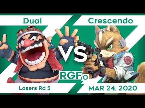 Dual (Wario) vs. Crescendo (Fox, Wolf) - Losers Round 5 - RGF Online #2
