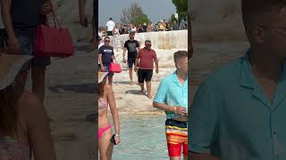 The Wonder Of Nature Pamukkale Turkey -Summer Holiday #cleopatra #pamukkale
