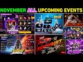 November 2025 All New Update Upcoming Events Free Fire Ff New Event Update Today Free Fire