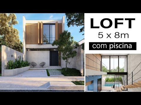 SMALL LOFT 5X8m | TINY HOUSE | LOFT WITH POOL