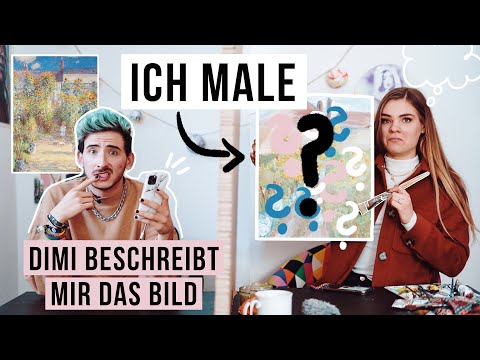 Ich male ein Bild nur anhand der Beschreibung (und es geht schief) // I'mJette