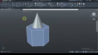Download the video "AutoCAD 3D Tutorial: Creating a Prism with Cone Top & Generating Orthographic Projections"