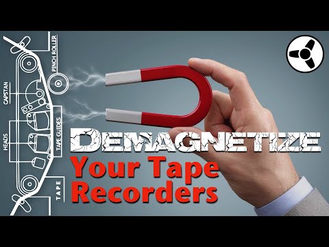 Demagnetize your cassette/tape recorders for optimal sound