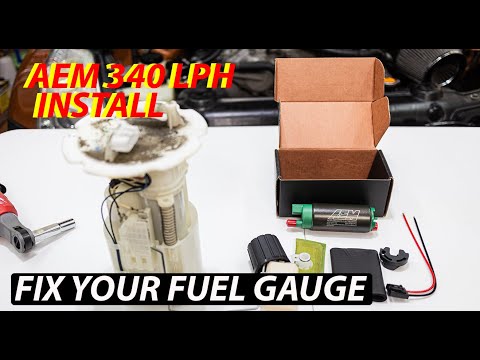 How to Install AEM 340LPH Fuel Pump in your Nissan 350Z / G35