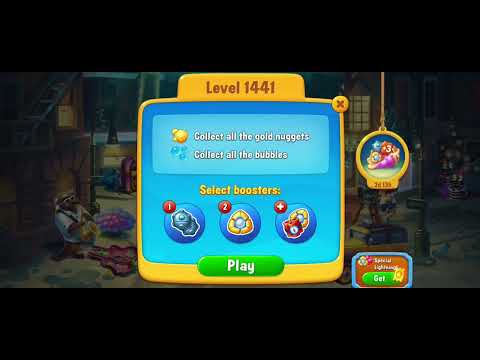 Fishdom gameplay level 1441