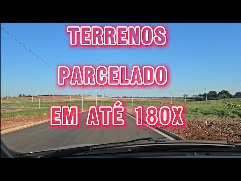 Terreno a venda parcelado em Cesário lange sp 