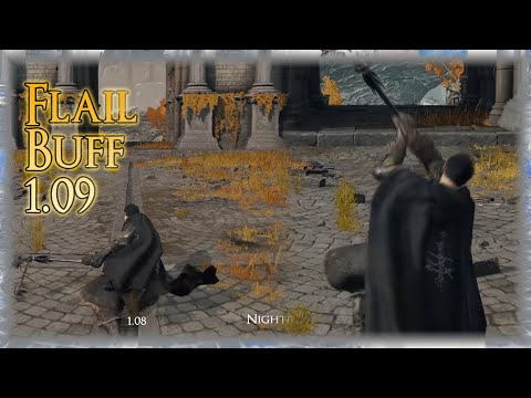 Elden Ring Flail Buff 1.08 vs 1.09 Comparison