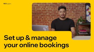 Set up & manage your online bookings | Full Course | Wix Learn