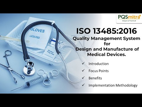 Iso 13485 qms for medical devices, new certification
