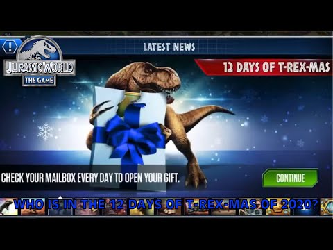 Jurassic World: The Game | 12 DAYS OF T-REX-MAS 2020 | HD