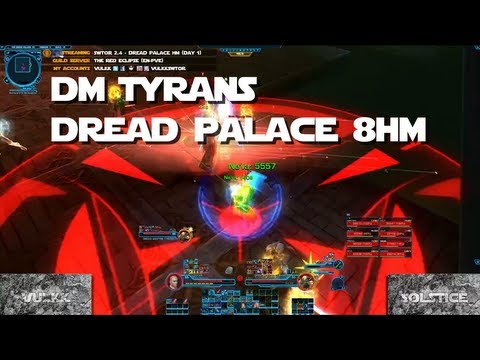 SWTOR OPS - Dread Master Tyrans 8HM [Solstice] (Dread Palace, Sentinel PoV)