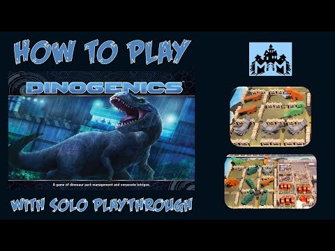 How to Play and Solo Playthrough of Dinogenics (Scenario 1)