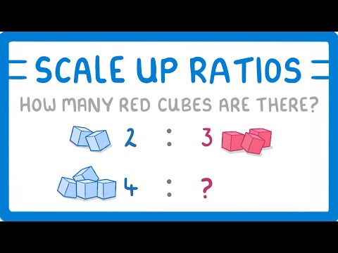 GCSE Maths - How to Scale Up Ratios  #84