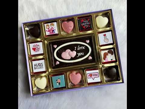 Customize  Your Homemade Chocolate | Photo/Message Chocolate | Gift Hamper - Shop Now - 20% OFF
