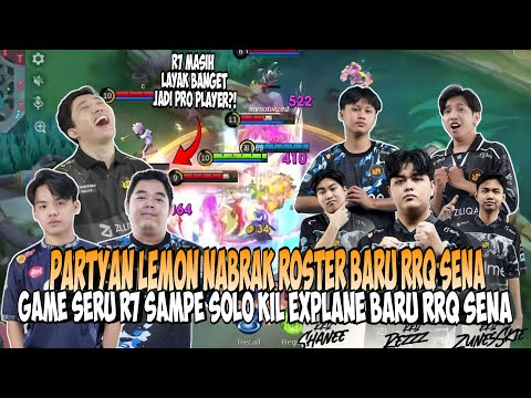 PARTYAN LEMON CRASHES RRQ SENA'S NEW ROSTER WITH CLAY! AN EXCITING FOOD-FOODING FIGHT?!