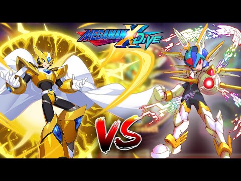 Gate Vs Copy X - Guild Boss | Mega Man X DiVE (Mobile Controls PvE)