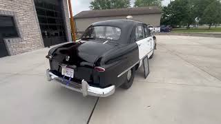 1950 Ford Deluxe Fordor Sedan Police Car Walk Around