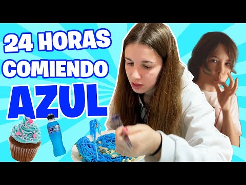 24 horas comiedo azul ¡TODA LA FAMILIA! All Day Eating Blue Food