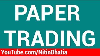 Paper Trading for Stock Market Beginners (Hindi)