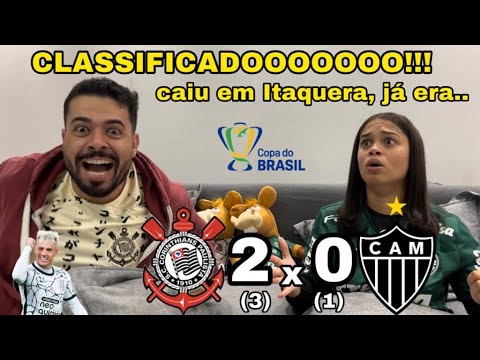 REACT REAÇÕES CORINTHIANS x ATLETICO MG