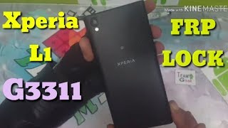 Bypass Google account Sony Xperia L1 G3311