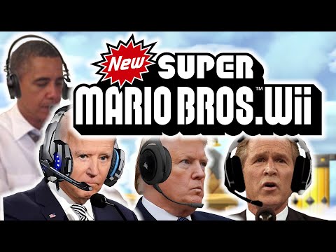 US Presidents Play New Super Mario Bros. Wii 12