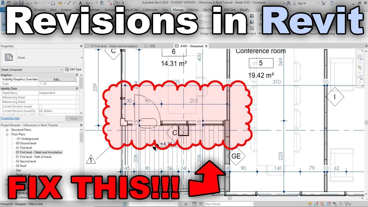 Revisions in Revit Tutorial