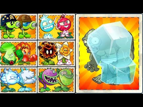 PvZ 2 Random 30 Best Pair Plants vs 5 Frozen Gargantuar - Which Team Plant 's Strongest?