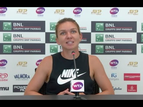 Теннис «I had to be very focused» Simona Halep | 2020 Rome Post-Match Interview
