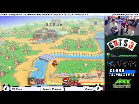 GUTS 3 - Coney vs BS Poob - Project M