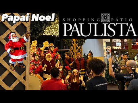 ENTRADA PAPAI NOEL SHOPPING PÁTIO PAULISTA 11.11.2023 #papainoel #shopping