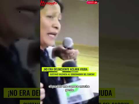 "VIUDA de GUSTAVO VALENCIA desafía GOBERNADOR DEL CARCHI por la MUERTE de su ESPOSO"