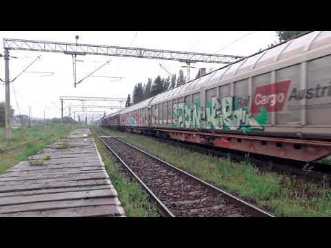 Tren de Marfă Cargo Trans Vagon Curtici-Dornești trece prin gara Dolhasca