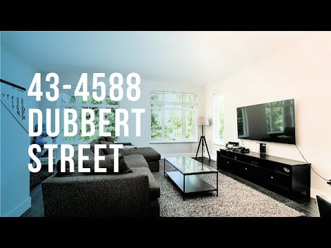 Newest Listing 43 4588 Dubbert Street in 4K Walkthrough, Luxury 4 Bedroom Townhouse in Richmond