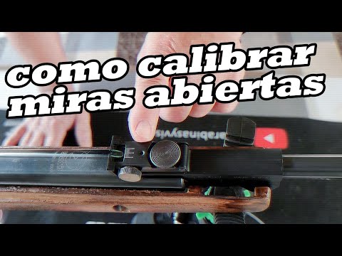 HOW TO CALIBRATE OPEN SIGHTS #joselucarabinaspcp