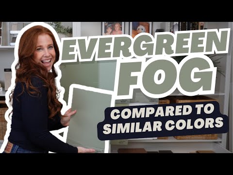 Sherwin Williams Evergreen Fog & Similiar Paint Colors