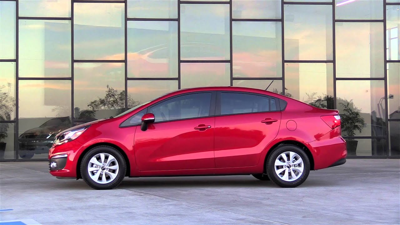 2016 Kia Rio four-door sedan b-roll video