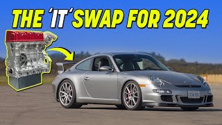 ABSURD OR BRILLIANT?! - Turbo 4-Cylinder K-Swapped Porsche 911 Carrera 997