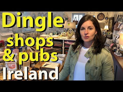 Dingle, Irlanda, lojas, bares, restaurantes e ruas
