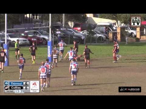 2015 ICRL Round 4 (Catchup) 1st Grade Highlights - Thirroul Butchers vs Collegians