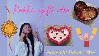 Raksha Bandhan surprise gift#handmade#Rakhi gift#heart shape#bhaiya Bhabhi rakhi gift#