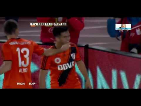 Gol de Gonzalo Martínez - River 4 - 1 Banfield - Torneo Primera División 2016/17