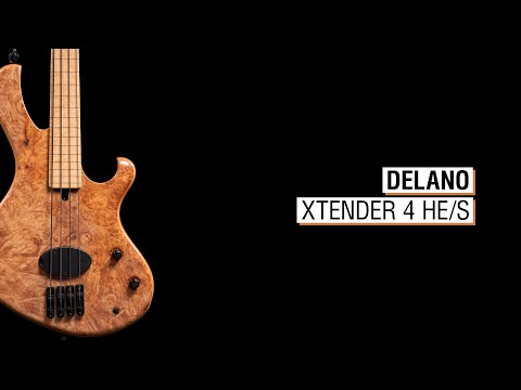 Delano Xtender 4 HE/S - Maruszczyk Frog 4p Fretless 34"