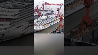 China’s New Floating City Is INSANE 🤯... #facts #worldfacts #china #cruiseship #AdoraFloraCity