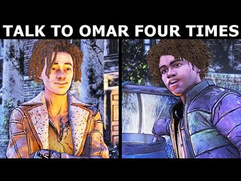 Talk To Chef Omar Four Times - Rare Scene - The Walking Dead Final Season 4 Episode 1