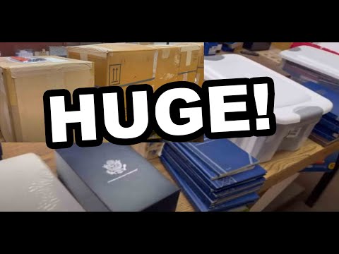 HUGE Coin Collection Unboxing: It Came On A Pallet!
