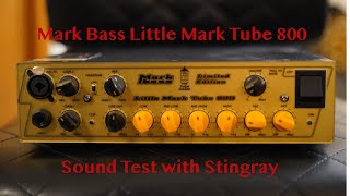 Video thumbnail for Mark Bass Little Mark Tube 800 LE  Sound Test by Steve Bizzle (TheBizzle)