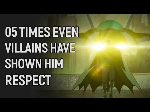 05 Times even Villains have shown Respect to Batman