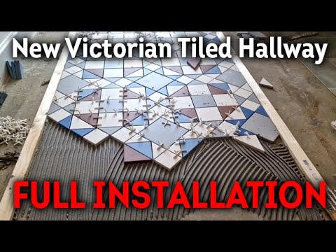 Watch us install a new Victorian Tiled hallway in Original Style Tiles